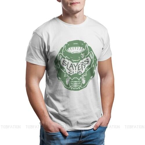 Doom Eternal Slayer Hell Doomguy Seraphim Game Man TShirt Slayer Club Distinctive T Shirt Harajuku Sweatshirts Hipster