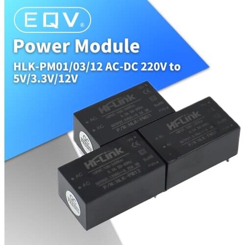 220V 5V AC - DC terisolasi, Rumah pintar HLK-PM01, Beralih step down modul power supply
