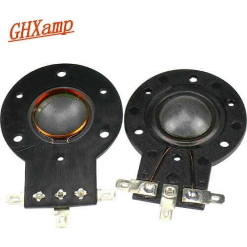 GHXAMP 25 Core Voice Coil Horn Tweeter 25.5mm Round Frame Dome Speaker Repair Parts 8Ohm 2PCS