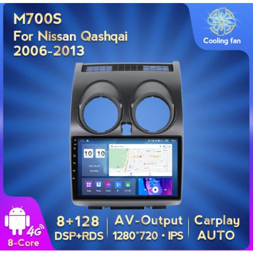 MEKEDE HD 1024X600 4G LTE Car multimedia Player Navigation GPS radio for Nissan Qashqai 1 J10 2006-2013 carplay WIFI BT FM