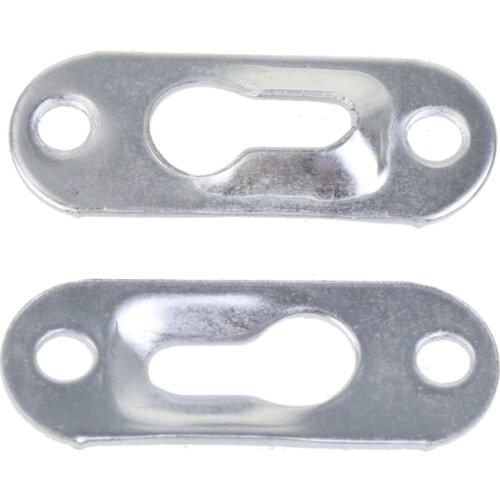 20pcs/Lot Metal Keyhole Hanger Fasteners for Picture Frames Mirrors Cabinet 449C