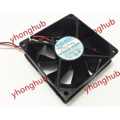 NMB-MAT 3110KL-04W-B19 P54 DC 12V 0.13A 3-wire 80X80X25mm Server Cooling Fan