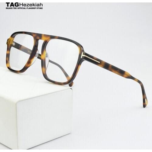 TF755 Retro optical glasses frame women fashion brand vintage 2021 eyeglasses Square myopia computer eyeglasses frames for men