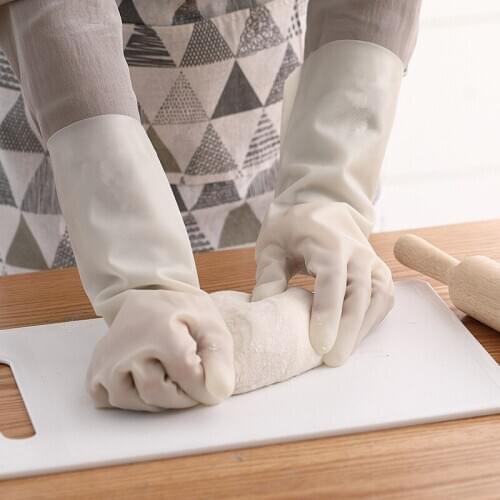 Kitchen dish washing gloves household dishwashing gloves rubber gloves for washing clothes cleaning gloves for dishes