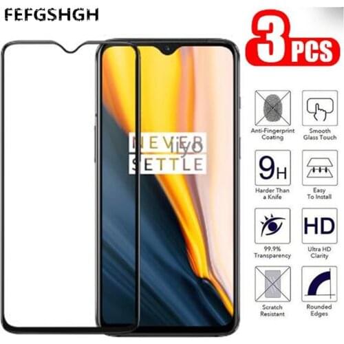 Full Glue Tempered Glass For Oneplus 7 6 6T 5T 9H HD Tempered Glass For Oneplus 5T 6T 3T Screen Protector Full Coverage Film