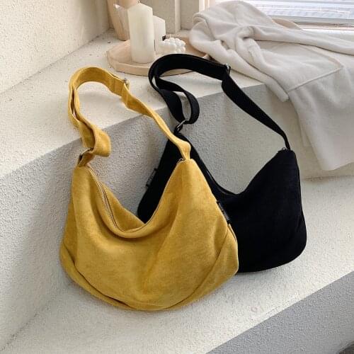 Teen Girls Casual Solid Color Crossbody Handbag Scrub Chic Women PU Leather Large Capacity Shoulder Messenger Bag