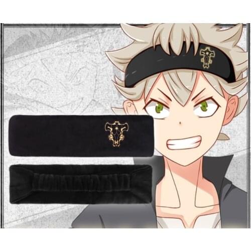 2019 Anime Black Clover Emperor Logo Hairband Headband Asta Yuno Eye Mask Eye Shade Cover Hairwear Head wear Cosplay Costume New