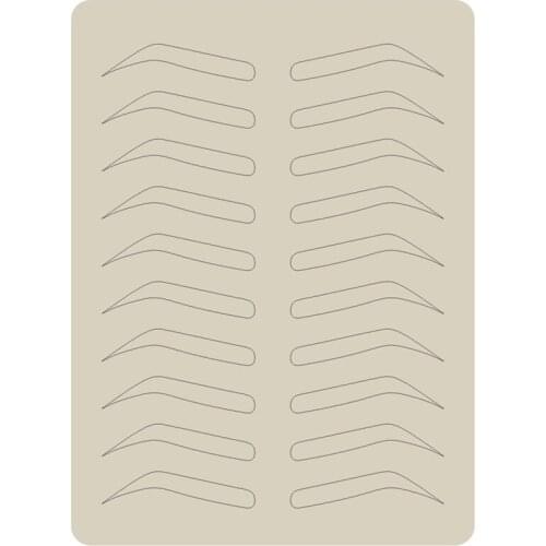 Eyebrow Tattoo Skin Latex Practice Microblading Practice Skin Tattoo Skin Practice Sheet Special Eyebrow Designs