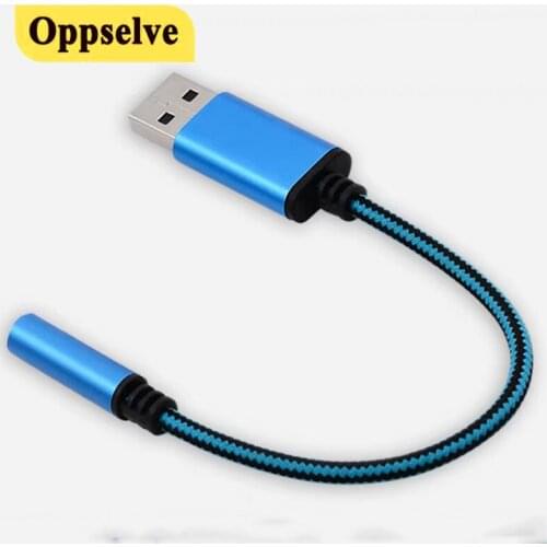 USB to 3.5mm Jack Audio Aux Cable Headphone Adapter USB Cable Converter For PC Computer Laptop Earphones Connector USB Adapter