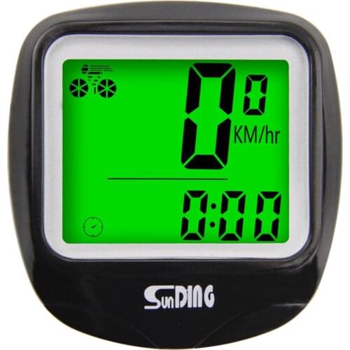 Waterproof Bike Computer With LCD Digital Display Bicycle Odometer Speedometer Cycling Wired Stopwatch Riding Accessories