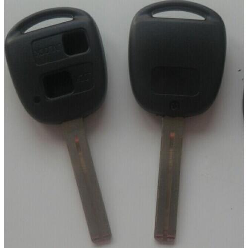 10PCS/Lot Remote Key Shell 2 Buttons for Toyota TOY48 Long Blade Without Logo