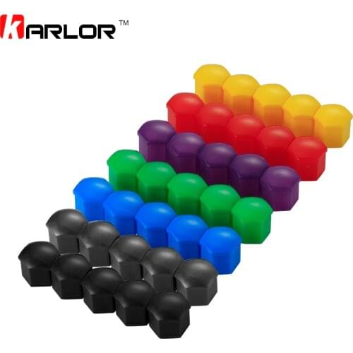 20Pcs/set 17mm/19mm/21mm Plastic Special Socket Car Wheel Auto Hub Screw Cover Protective Nut Caps Bolt Car Styling Accessories