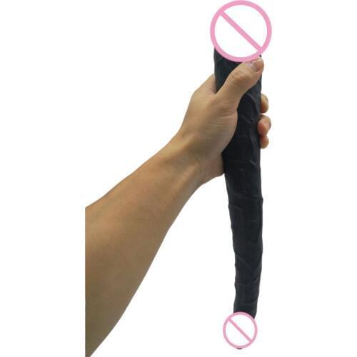 36*5CM sex toys double dildo toys for adults Flexible Soft Vagina Anal Women Gay Lesbian Ended Dong long Penis Artificial Penis