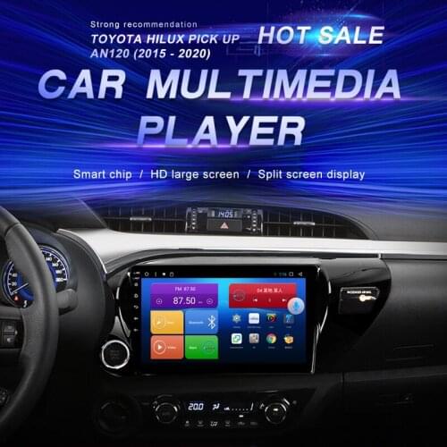 Android Car DVD For Toyota Hilux Pick Up AN120 2015 - 2 Car Radio Multimedia Video Player Navigation GPS Android10.0 Double Din