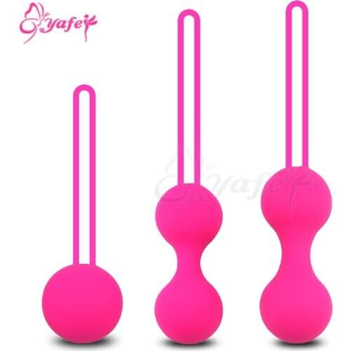 Safe Silicone Sex Ball Vibrator Kegel Ball Ben Wa Ball Vagina Tighten Exercise Machine Sex Toy for Women Vaginal Geisha Ball