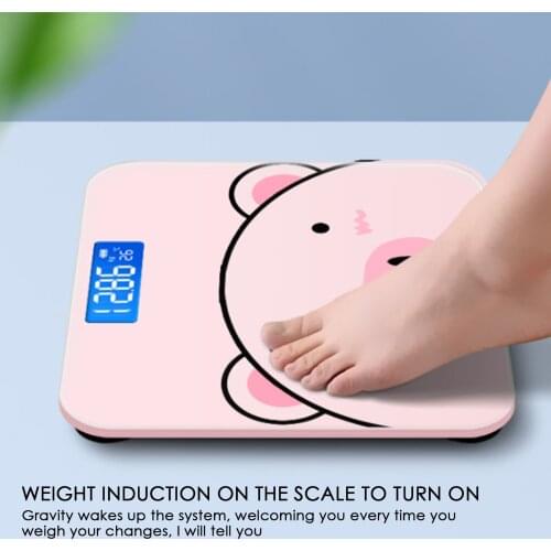 Digital Body Weight / Bathroom Scales Made Of Safety Glass, 5-180 Kg, Slim Design With Large LCD Display And Tape Measure Black