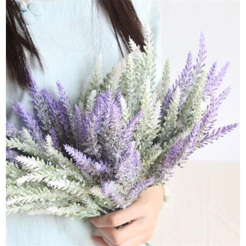 Artificial plants Simulation green grass 1pcs Fake plant decorate flowers For wedding home garden Plastic plant Artificial grass