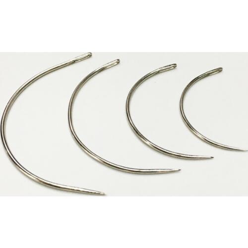25Pcs C Type J Type I Type Curved Handmade Leather Needle Mattress Needles Hand Sewing Home Household Sewing Needles