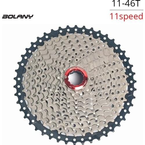 BOLANY MTB Bike Freewheel 11 Speed 11-46T Cassette Mountain Bicycle Freewheel Parts Gear Cassette 11S Velocidade Sprockets