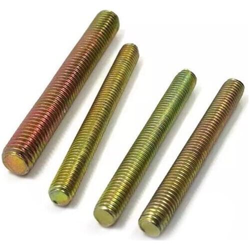M5*8-70 mm Threaded screw rod full thread steel bolt carbon steel screw connector fastener bolt bar 3D printer light hanger