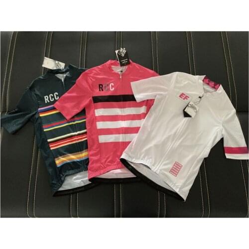 Summer Tour Team Cycling maillot RCC Aero Fit Breathable Jersey Bike Ropa Ciclismo Clothing Short Sleeves Bicycle Maillot