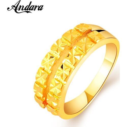 Fashion 2 Rows Layered Rings Midi Rings Punk Knuckle Ring 24K Gold Color Rings For Women Ring Jewelry Wholesale JR052