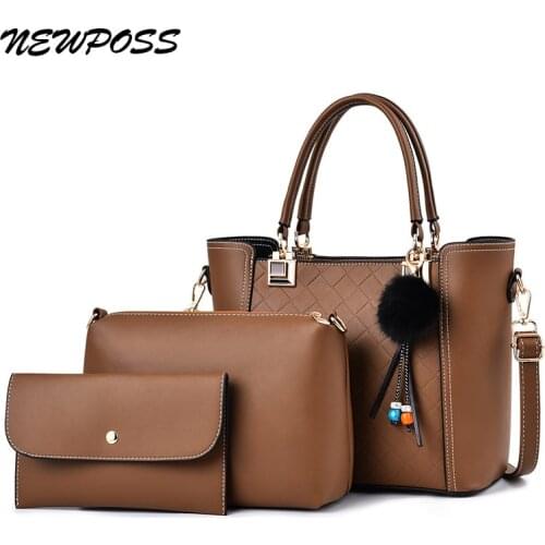 NEWPOSS women bag Fashion Casual Luxury handbag Designer Shoulder bags new bags for women 2021 Composite bag