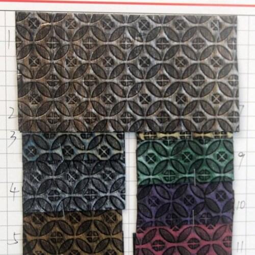 Manufacturers wholesale Pu artificial leather, antique leather, antique pattern gold coin grain