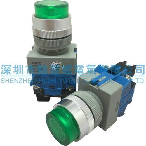 Original new 100% 22MM lock belt lamp button switch AOLW2B9920DG DR DY DA DS DPW