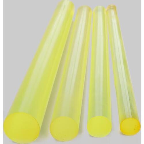 1pcs 20mm-60mm OD Polyurethane rod solid damping Self-defense stick buffer machinable plastic round bar stock pin 250mm length