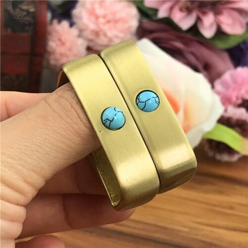 Solid Brass Belt Buckle Loop For Men Belt Luxury DIY Leather Craft Hardware Metal Accessories For leather Belt Men BL0004