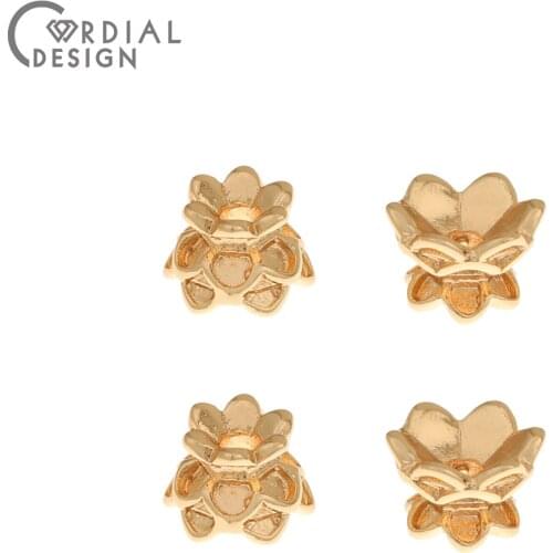 Cordial Design 100Pcs 6*9MM Jewelry Accessories/Hand Made/Charms/Connectors/Copper/Jewelry Findings & Components/DIY Making