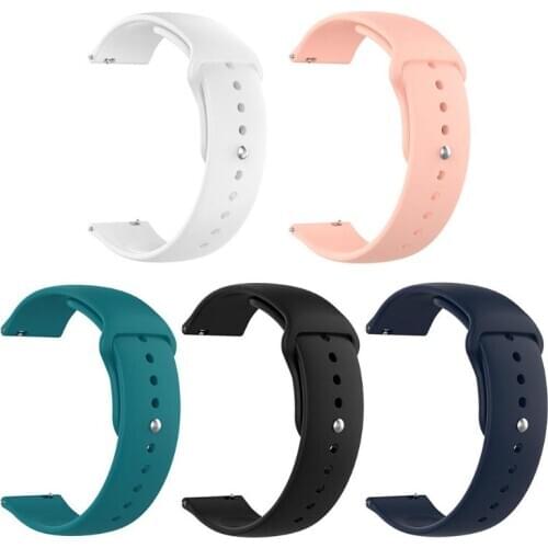18mm Watch Band Silicone Quick Release Wrist Strap Bracelet for Xiaomi