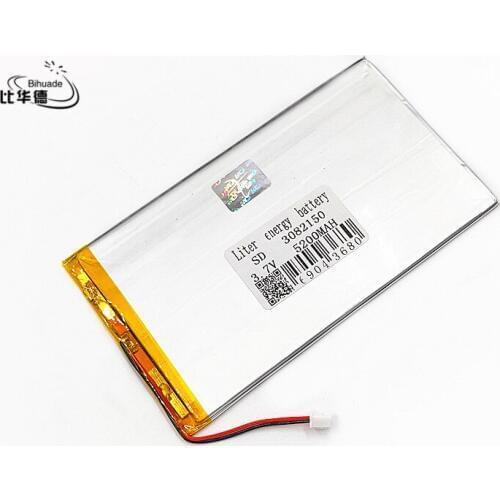 XHR-2P 2.54 5200mAh 3.7V 3082150 polymer lithium battery DIY mobile power supply