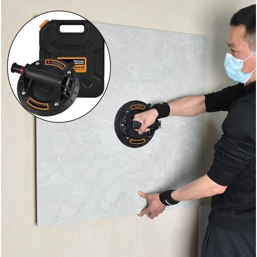 200mm Durable Vacuum Suction Cup Heavy Duty Hand Pump Active Metal Glass Lifter Handheld Tool for Stove Tile Aquarium Lifting