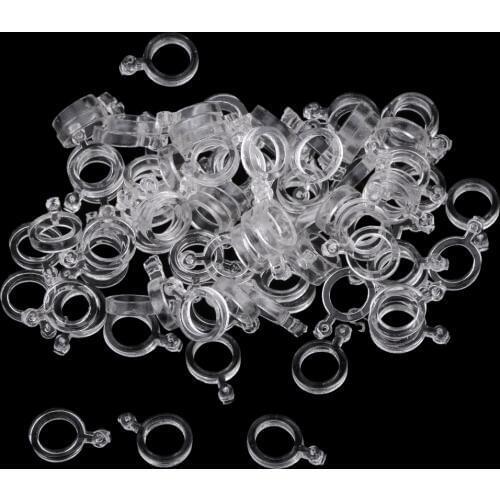 200 Pcs Elastic Rubber Pellet Bait Bands For Carp Coarse Fishing Tace
