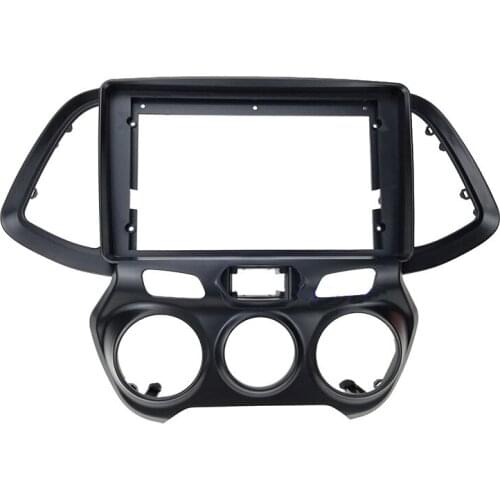 Car Fascia Navigation Fascias Dash Frame Kit Panel For 9" Android Multimedia Player For Hyundai Santro 2018