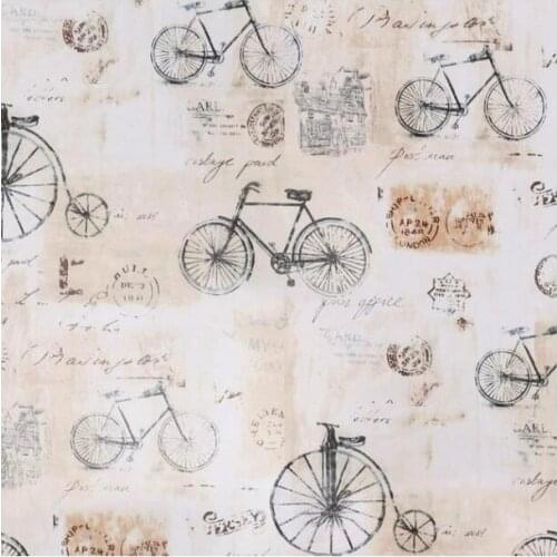 Home Peel and Stick Wallpaper Use as Backsplash Shelf Paper Vintage Bike Removable Self Adhesive Contact Paper