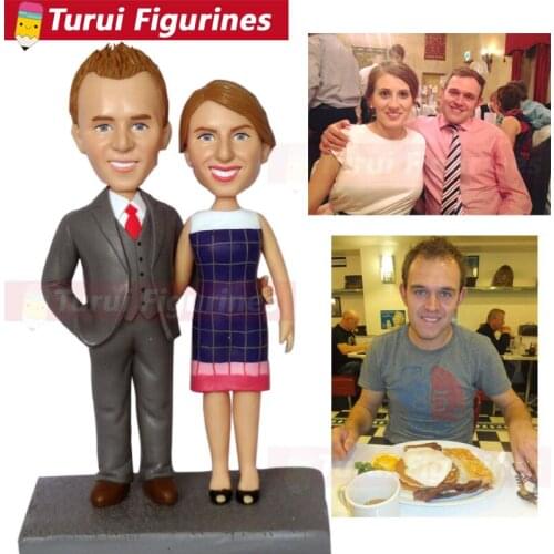 Vintage clay people figurines anime made in china artist suppliers figurines porcelain fully customized bobblehead home decor