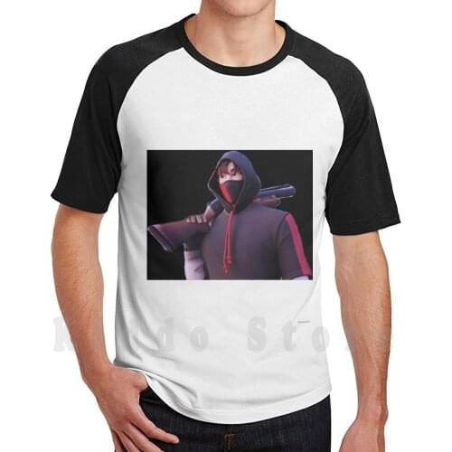 Ikonik T Shirt Cotton Men Diy Print Cool Tee Fishstick Game Epicgames Skin Christmas Csgo Steam Xbox Ps4 Ps5 Xbox X Series