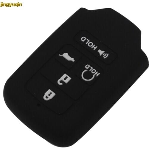 Jingyuqin 10pcs 5 Buttons Remote Silicone Car Key Cover Case for 2015 2016 2017 Honda Civic Accord Cr-v Pilot Crv Protect Skin