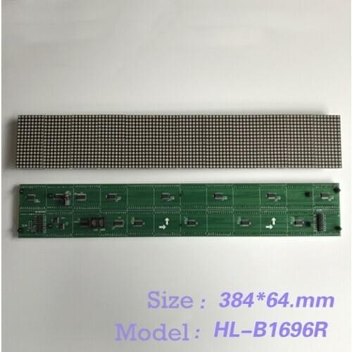 Φ3.0 LED Dot Matrix unit board six characters 16*96 dot matrix unit board LED advertising screen dot matrix screen