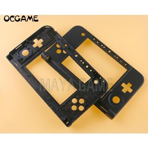 OCGAME Original Replacement shell Housing Middle plastic Frame For 3DS XL for 3dsxl case shell black 10pcs/lot