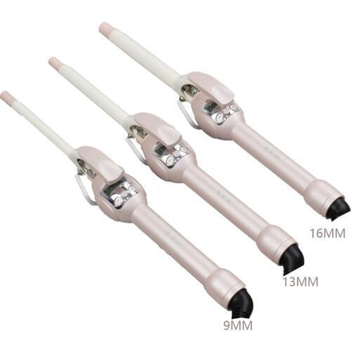 Professional Hair Curler Flat Iron 360 Rotating Hair Curler Deep Curly Hair Styler Curls Temperature Adjustment Curler