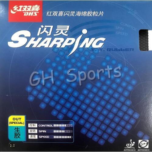 Original DHS Sharping Table Tennis Rubber table tennis racket indoor sports raw rubber fast attack racquet sports