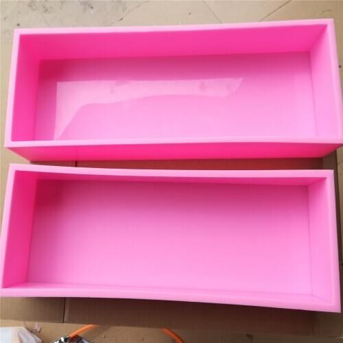 Silicone Soap Loaf Mold Natural Handmade Swirl Loaf Bar Mould Silicone Liner Mold for Cold Process Soap Maker