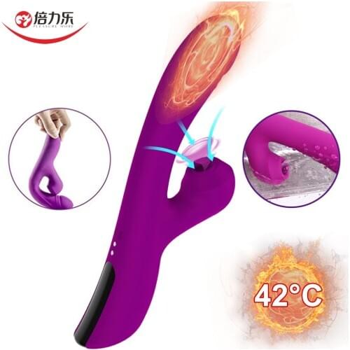 Heating Clitoris Sucking G-Spot Vibrator Women Sex Toy Vagina Massage Clit Stimulate Dildo Adult Intimate Goods With Packing Box
