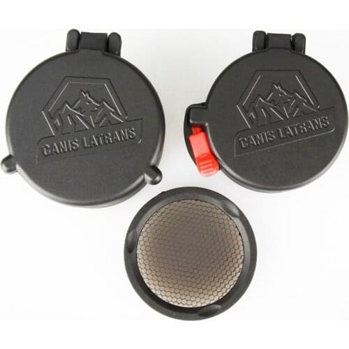 Tacitcal Scope Lens Protective Cover With Kill Flash Fit 40mm Scope Sight For Outdoor Hunting