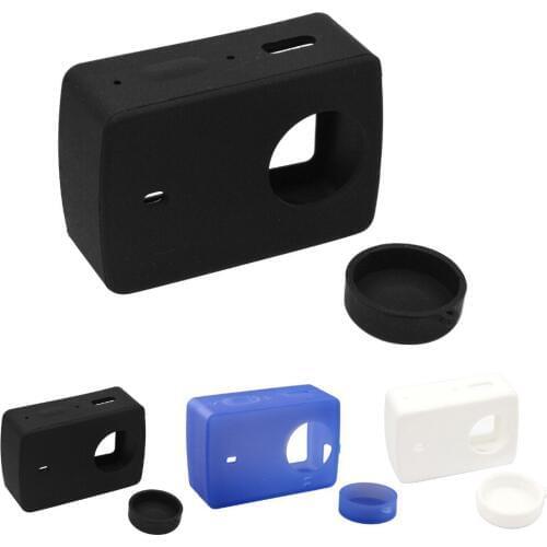 Gosear Silicone Protective Cover Protector Case Shell Skin Lens Cap for XiaoYi Xioyi Xiao Yi 2 II 4K 4 K Camera Gadgets