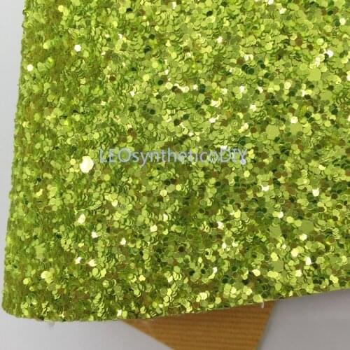 1PC 21X29CM Chunky Glitter Leather, Light Reflective Glitter Leather Sheets For Making Bows LEOsyntheticoDIY T464C